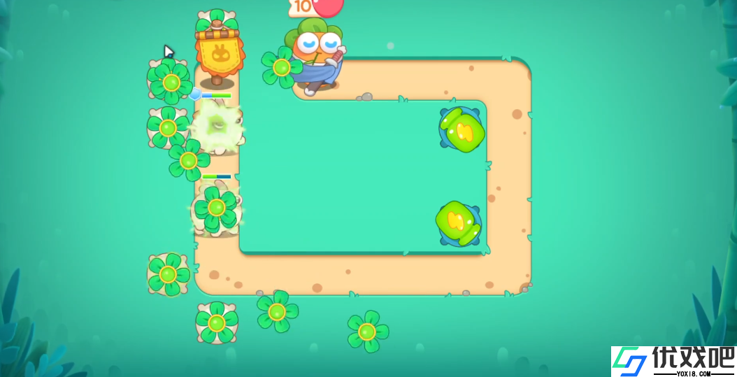 保卫萝卜4卧兔第三关怎么过