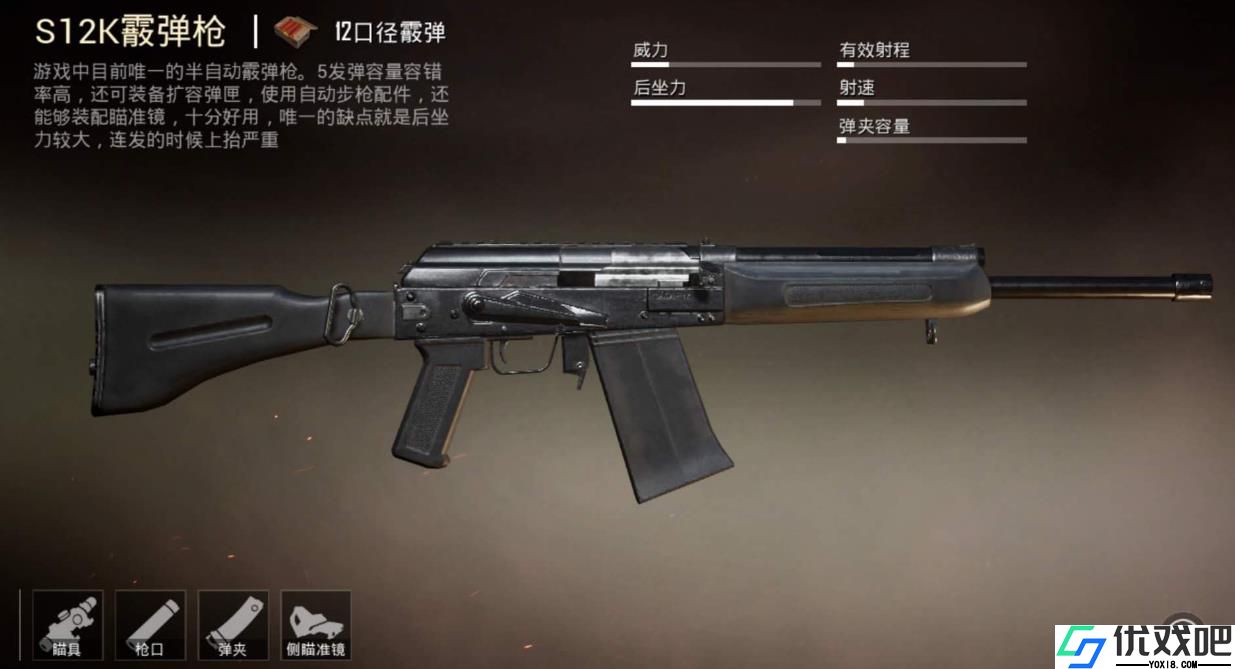 绝地求生什么霰弹枪最好