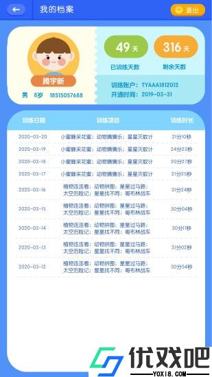 视多星弱视训练