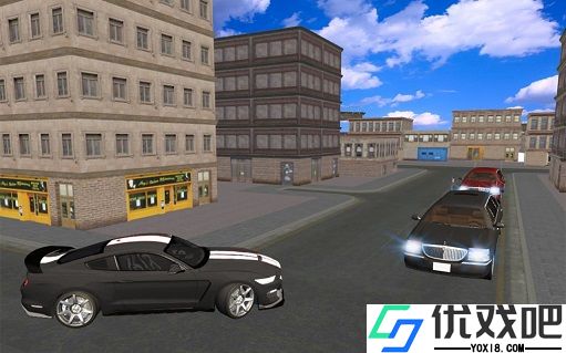 luxury city limo driving