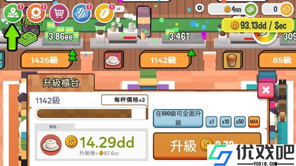 放置咖啡店