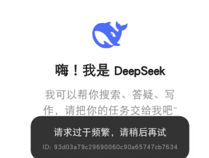 deepseek消息发送过于频繁怎么解除 deepseek消息发送过于频繁解决方法【技巧提升】