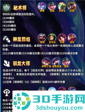 金铲铲之战巨龙之巢所有羁绊 金铲铲巨龙之巢羁绊获取方法 金铲铲之战巨龙之巢所有羁绊 金铲铲巨龙之巢羁绊获取方法