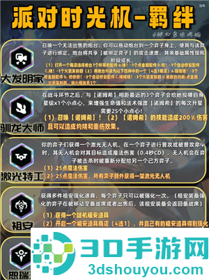 金铲铲之战派对时光机攻略 金铲铲之战派对时光机有哪些羁绊 金铲铲之战派对时光机攻略 金铲铲之战派对时光机有哪些羁绊