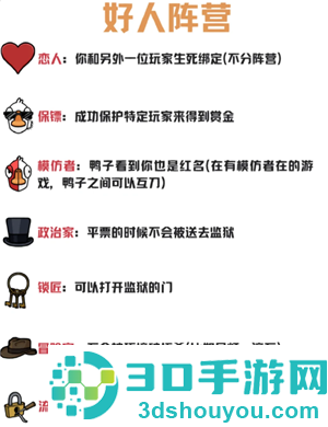 鹅鸭杀规则和角色介绍 鹅鸭杀规则玩法 鹅鸭杀规则和角色介绍 鹅鸭杀规则玩法