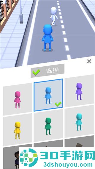 拥挤城市小游戏(Crowd City)