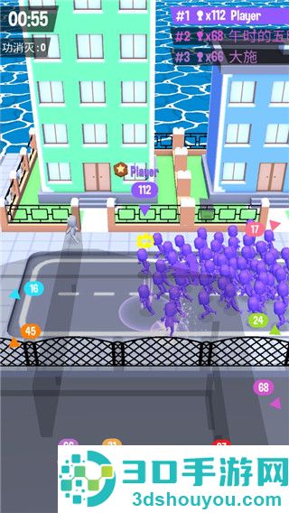 拥挤城市小游戏(Crowd City)