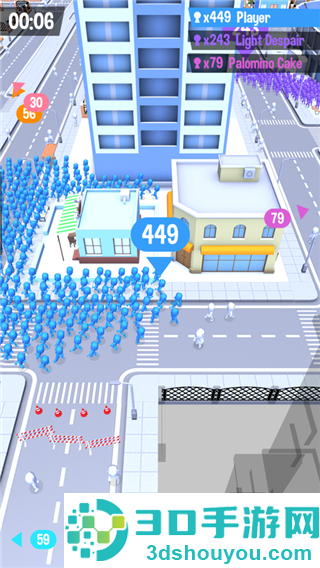拥挤城市小游戏(Crowd City)