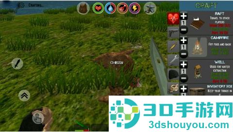 死亡世界生存腐蚀游戏(Rustland - Survival Island)