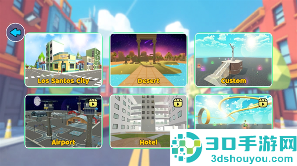 城市沙盒游乐场游戏(Grand City Auto Sandbox)