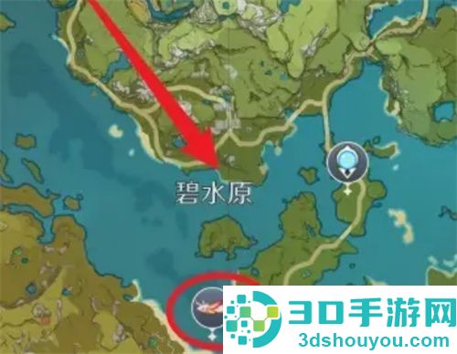 找到原神金赤假龙的方法步骤