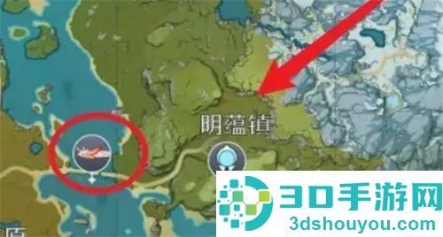 找到原神金赤假龙的方法步骤