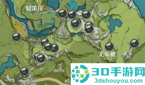 找到原神清心采集点的方法步骤