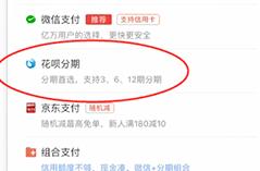 转转分期付款的方法步骤