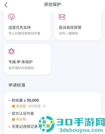 小红书申请原创保护方法步骤
