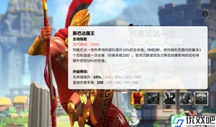 万国觉醒列奥尼达一世值得培养吗