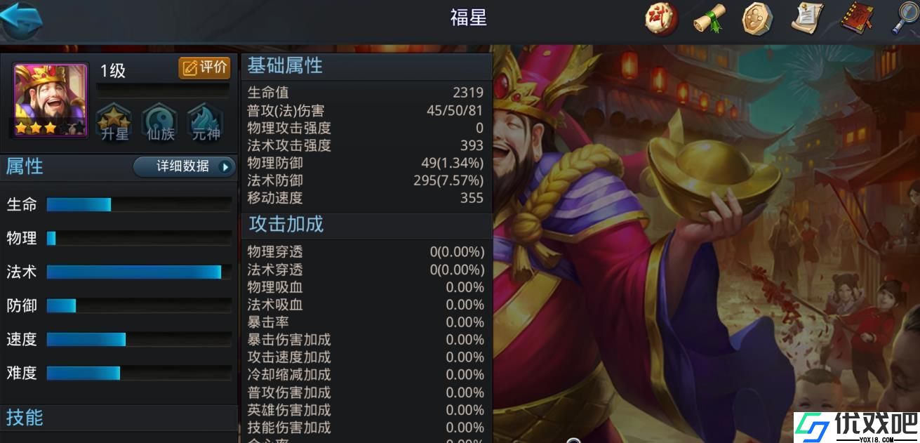 乱斗西游2福星好用吗