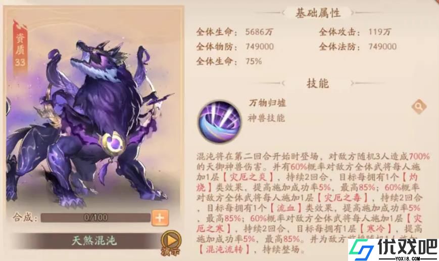 少年三国志2天煞混沌厉害吗