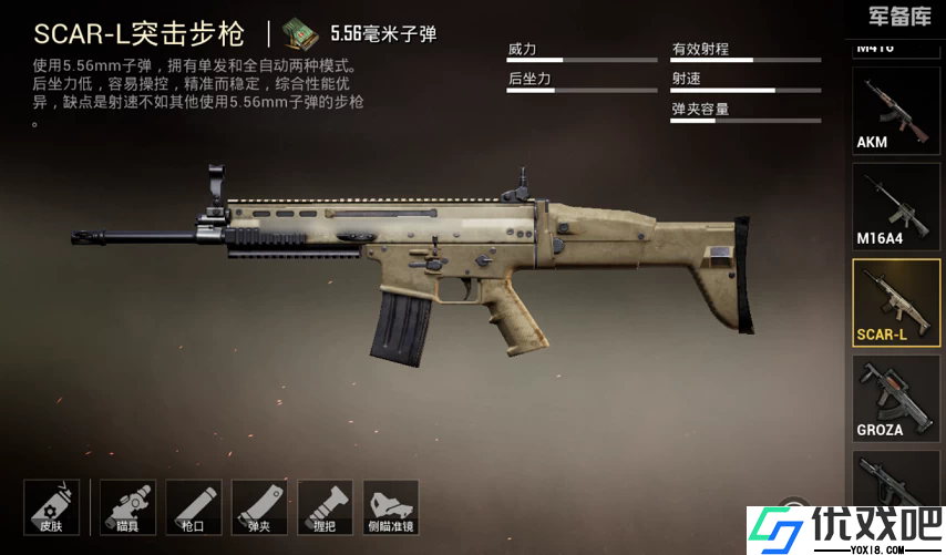 和平精英突击步枪哪个比较好