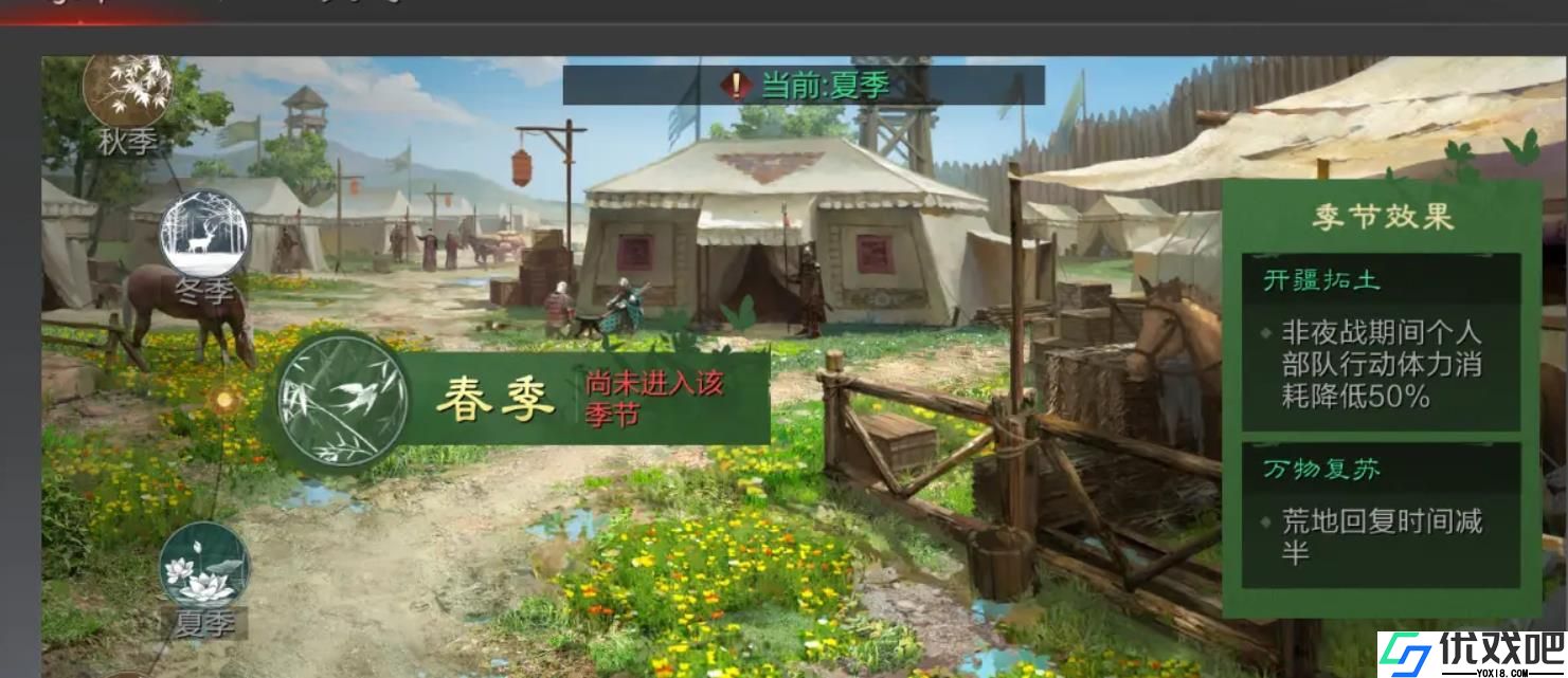 率土之滨四序天象怎么玩