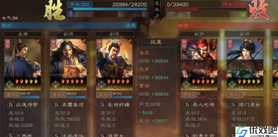 三国志战略版法正最强阵容是什么