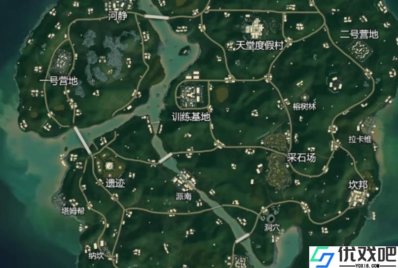 和平精英哪个地图上分快