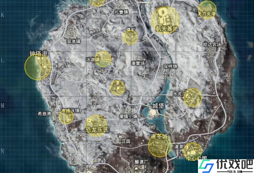 和平精英哪个地图上分快