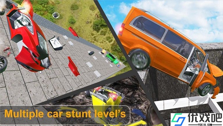 光束楼梯车Beamng Drive Death Stair