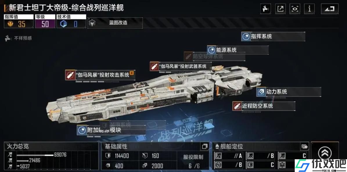 无尽的拉格朗日奇美拉级重型巡洋舰怎么样