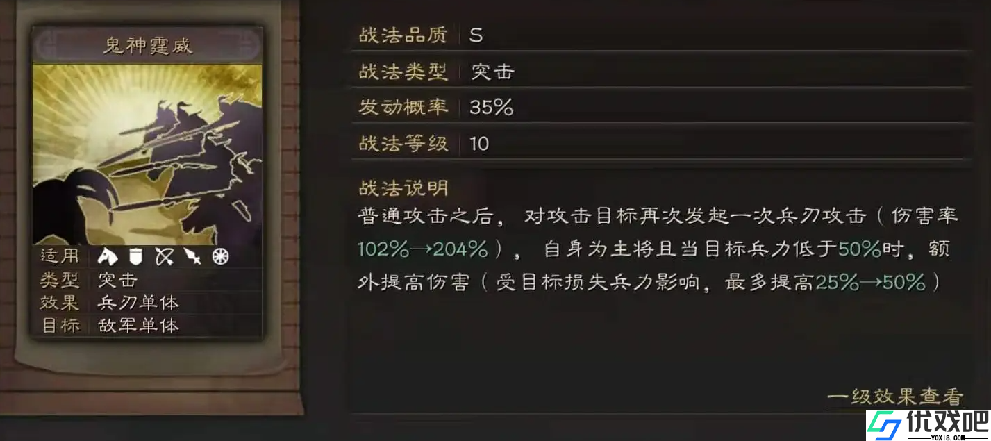 三国志战略版华夏吕带什么战法