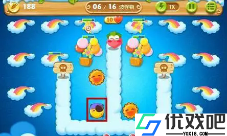 保卫萝卜259关怎么拿到金萝卜