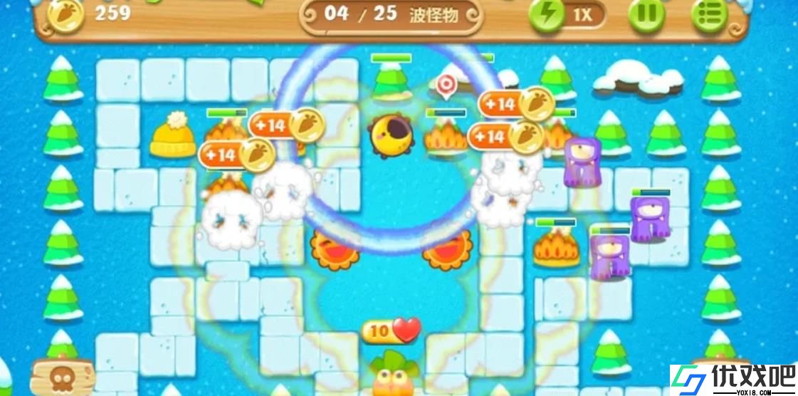 保卫萝卜2攻略90关怎么过