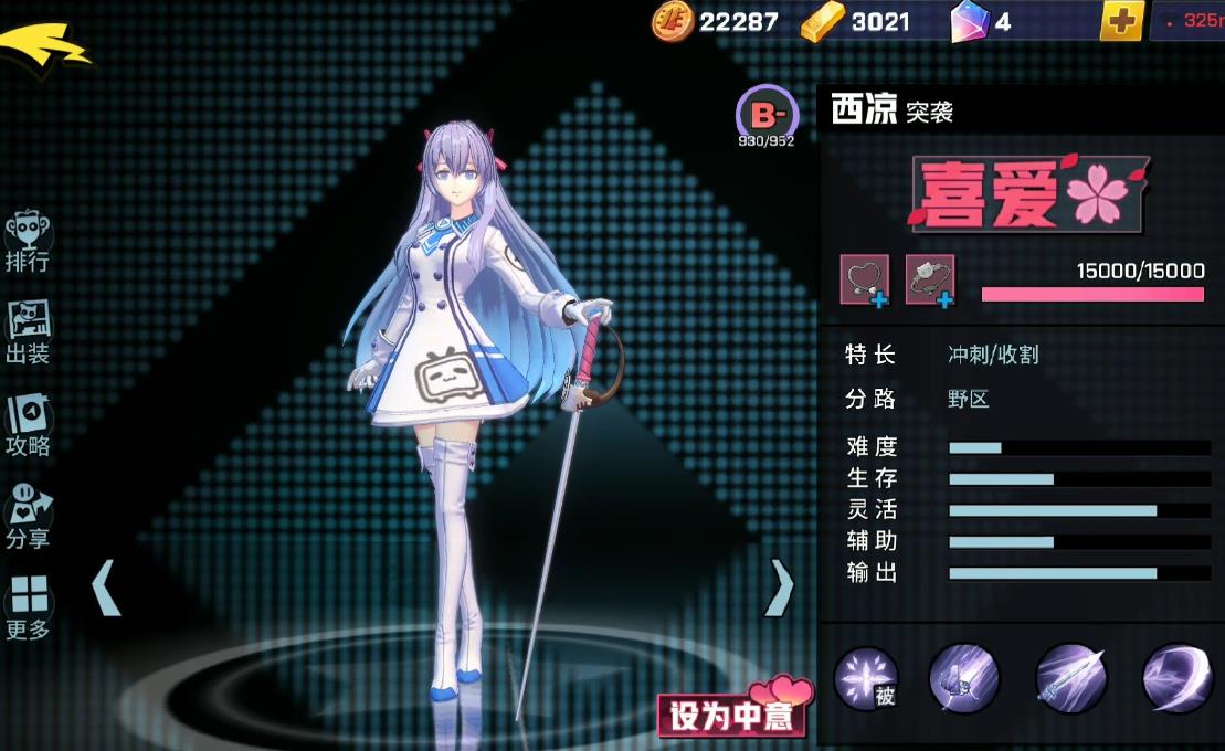 非人学园西凉的技能有什么用-非人学园西凉技能养成指南