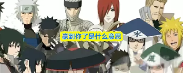 豪到你了是什么意思？详解网络热词含义与用法