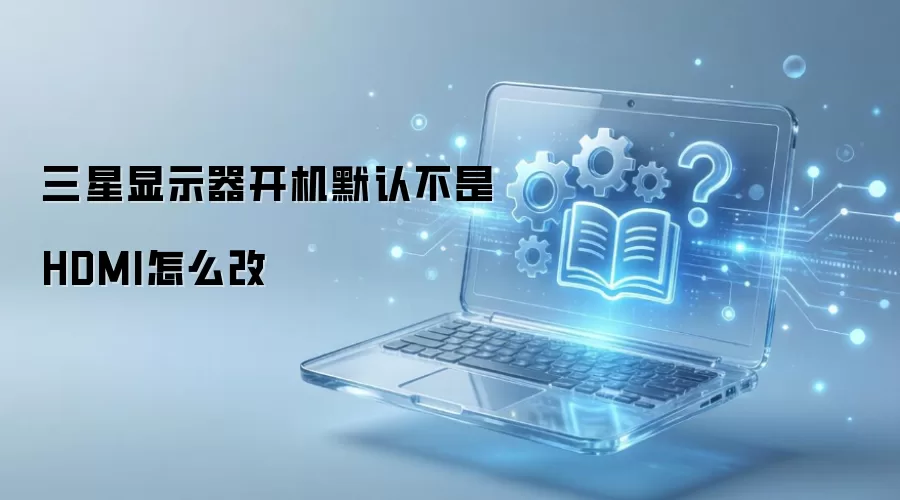 三星显示器开机默认非 HDMI？一招解决输入源切换问题