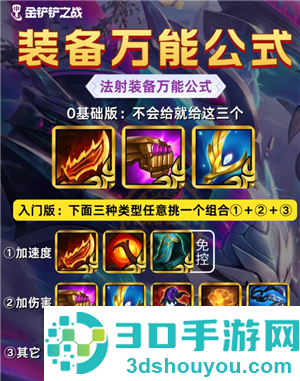 金铲铲之战装备怎么买 金铲铲之战装备合成表